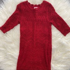 Cat & Jack Red Sweater Dress
